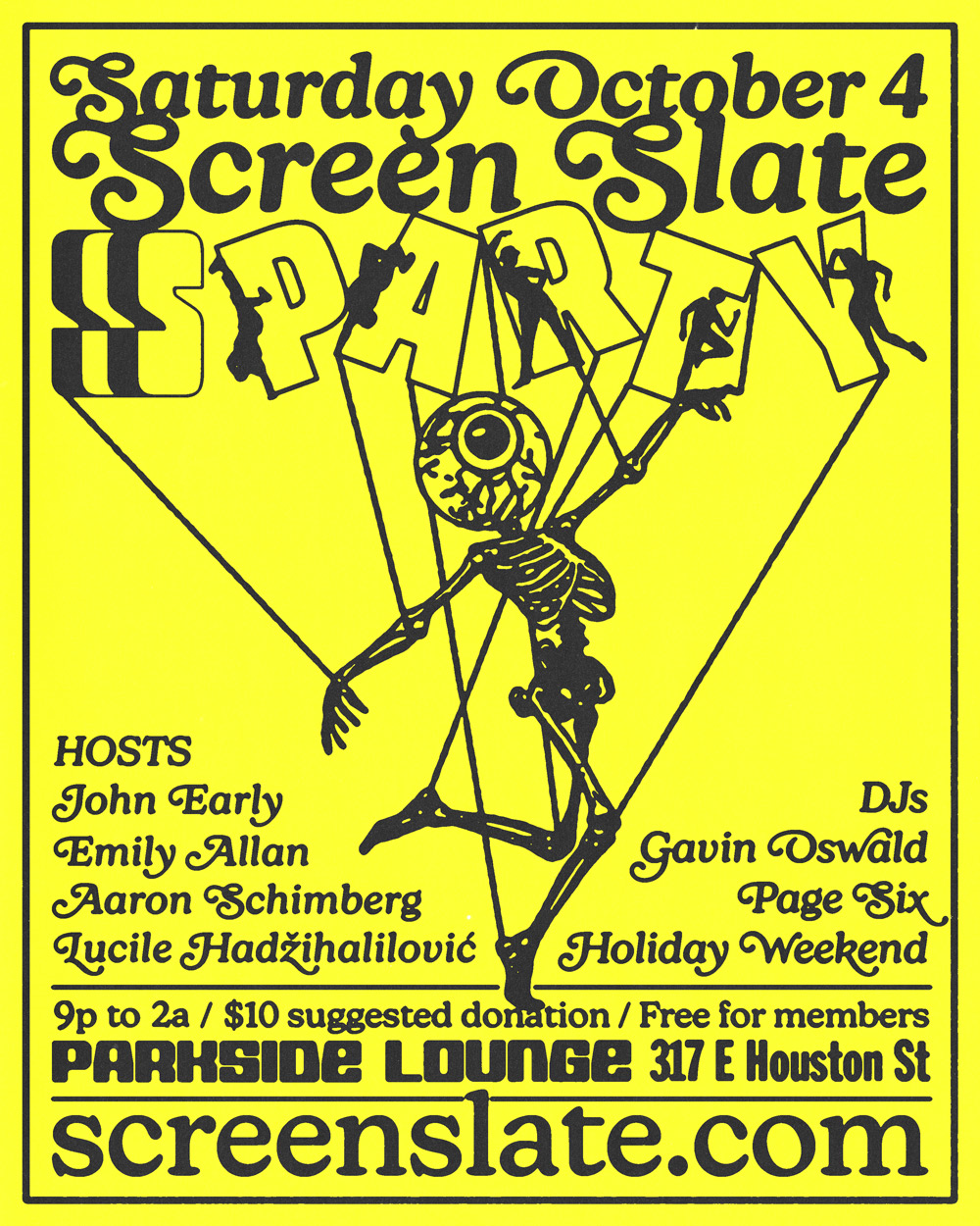 Screen Slate Party 2025