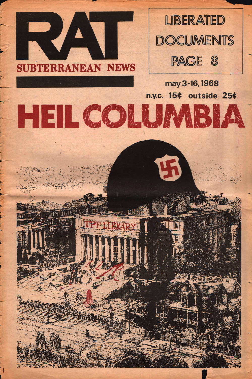 Rat: Subterranean News, one of several alternative press papers essential to Hoberman's research